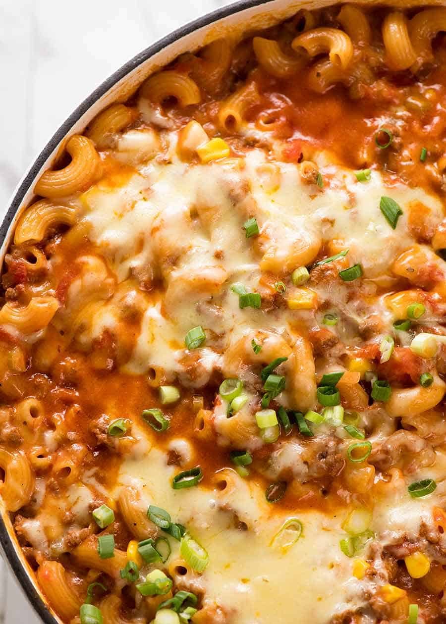 Homemade Cheeseburger Casserole: Better Than Hamburger Helper